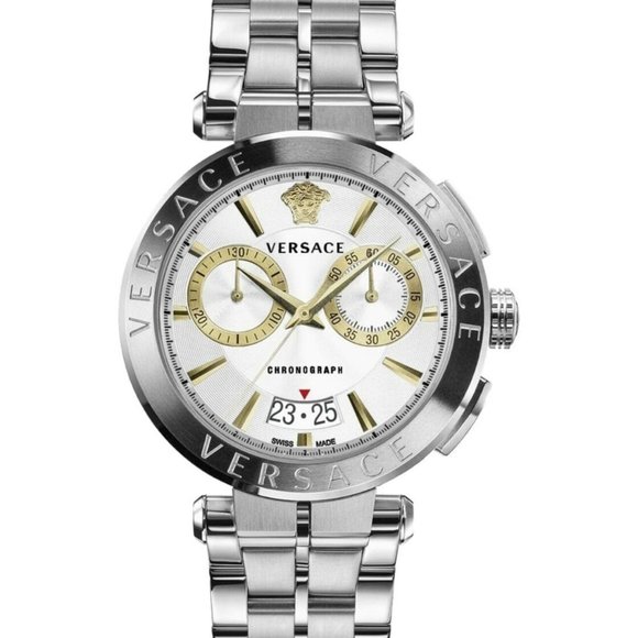 Versace Men's Silver Aion Watch